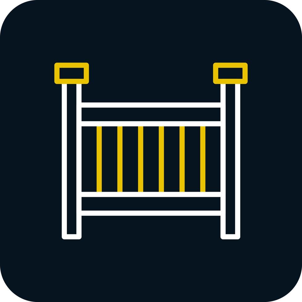 Crib Vector Icon Design