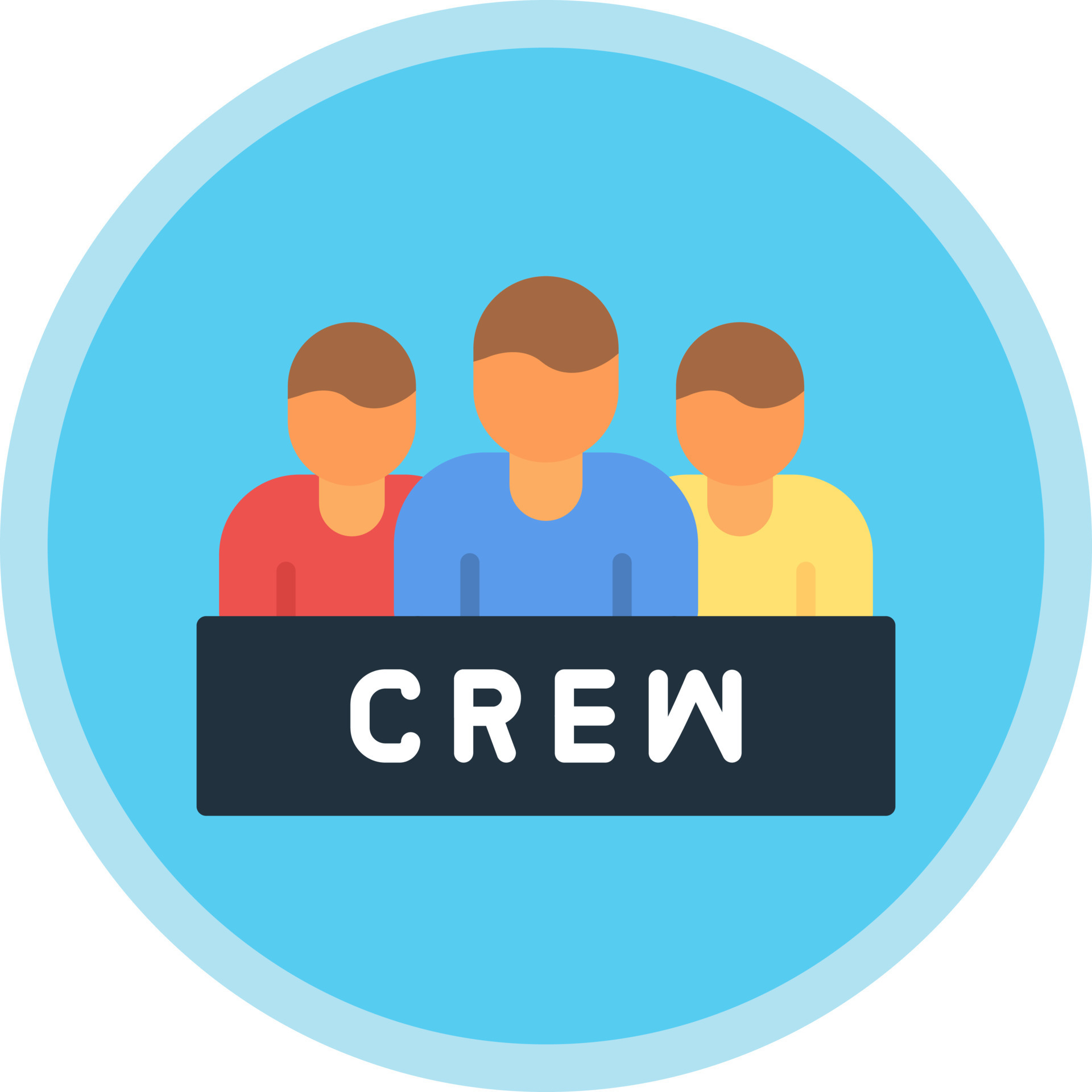 Crew Vector Icon Design 21231810 Vector Art at Vecteezy