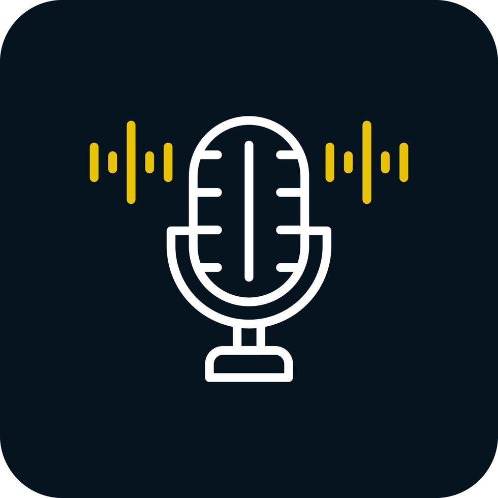 Voice Recorder Vector Icon Design