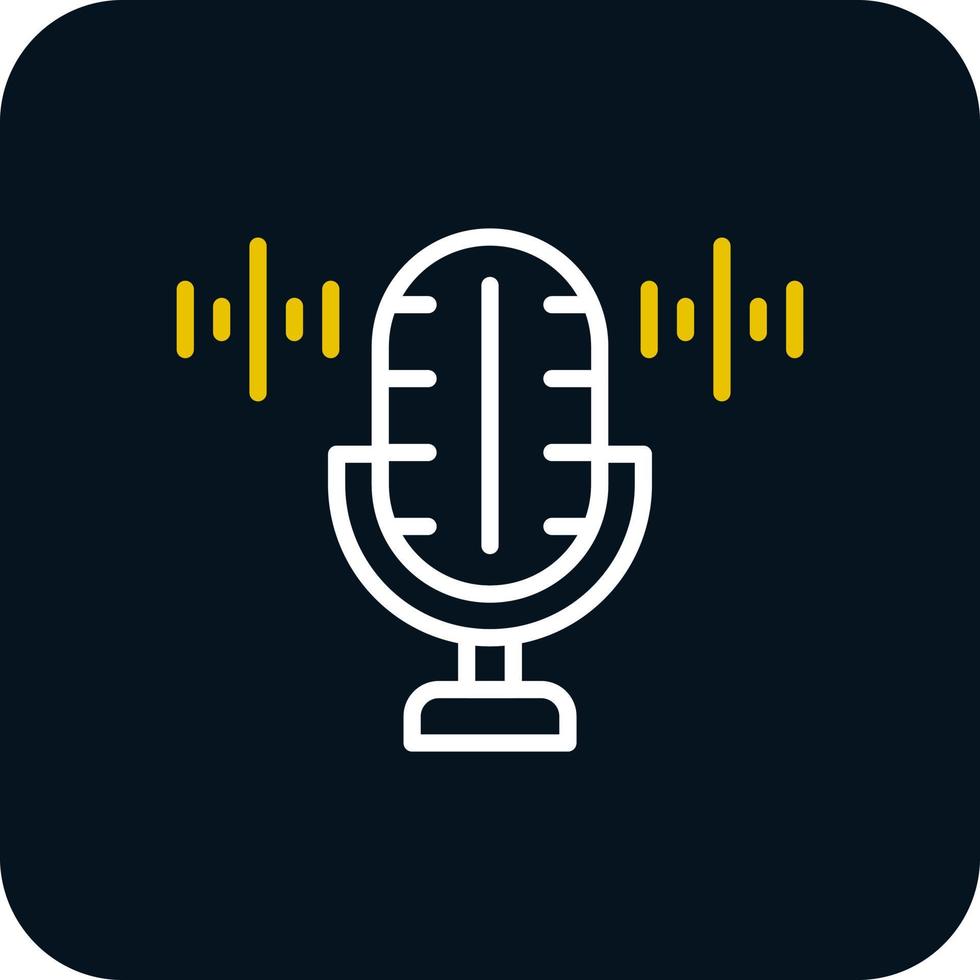 Voice Recorder Vector Icon Design