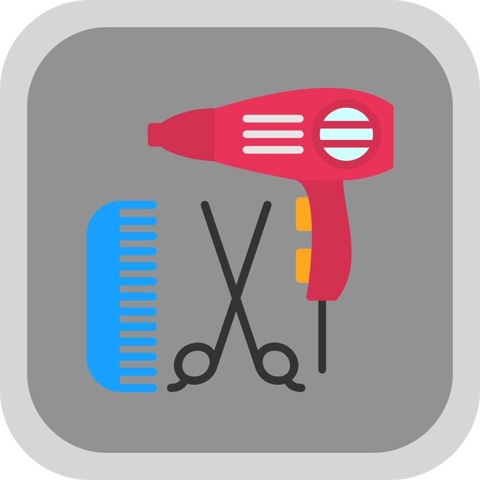 Hairdressing Vector Icon Design