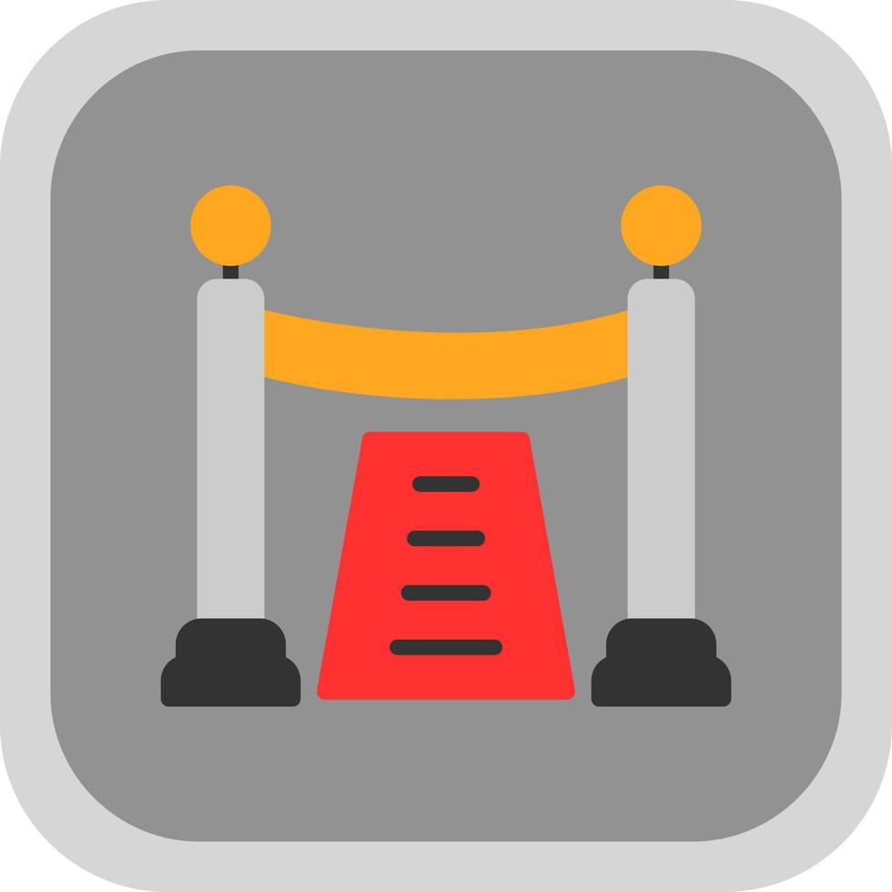 Red Carpet Vector Icon Design