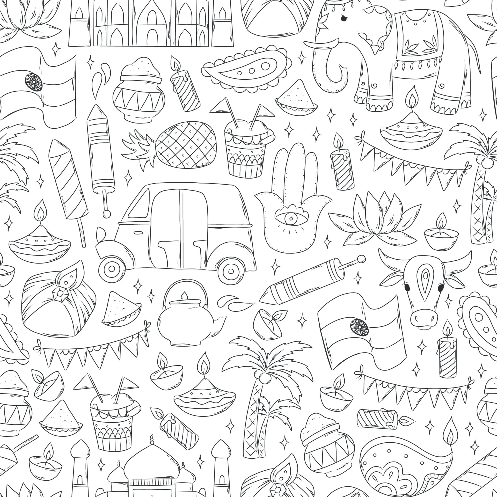holi doodle
