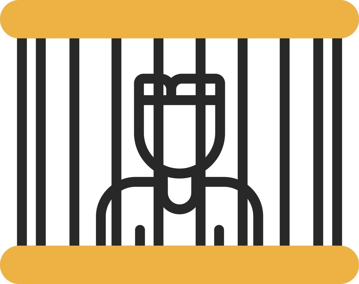 Prisoner Vector Icon Design