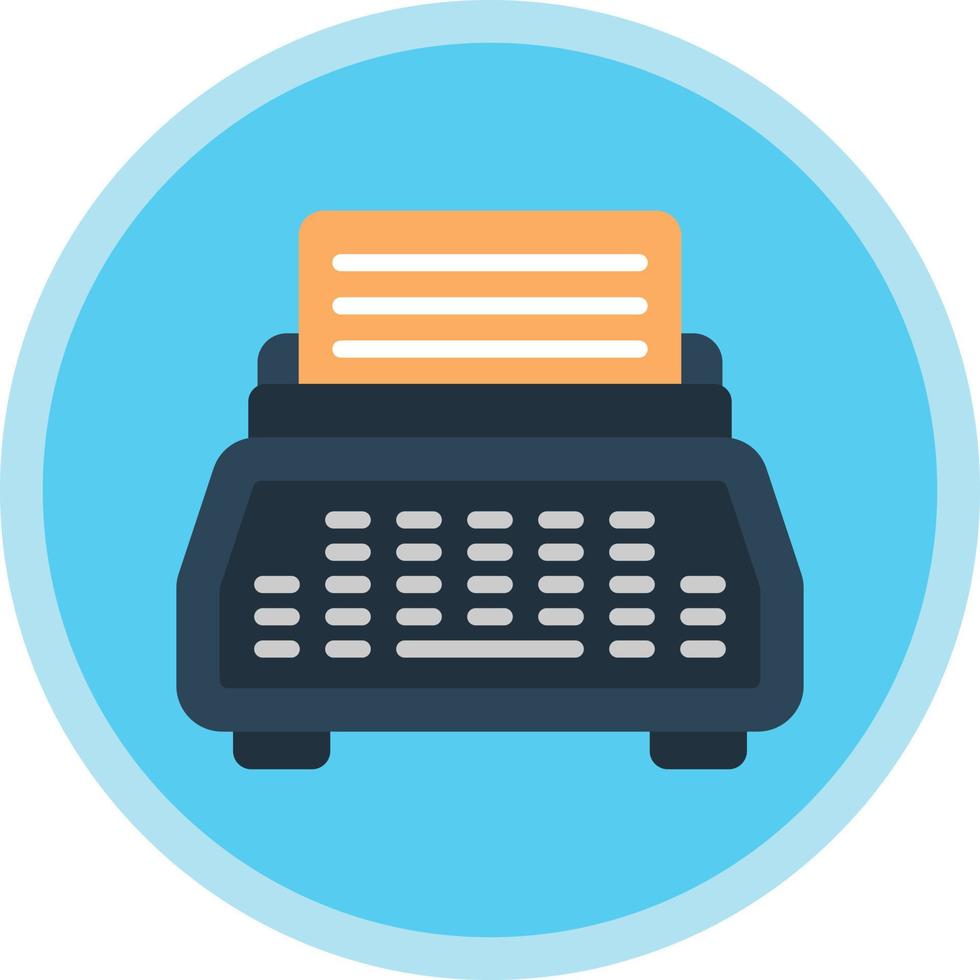 Typing Vector Icon Design