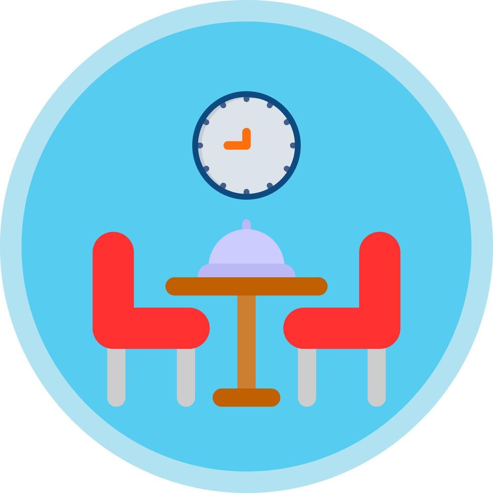 diseño de icono de vector de comedor