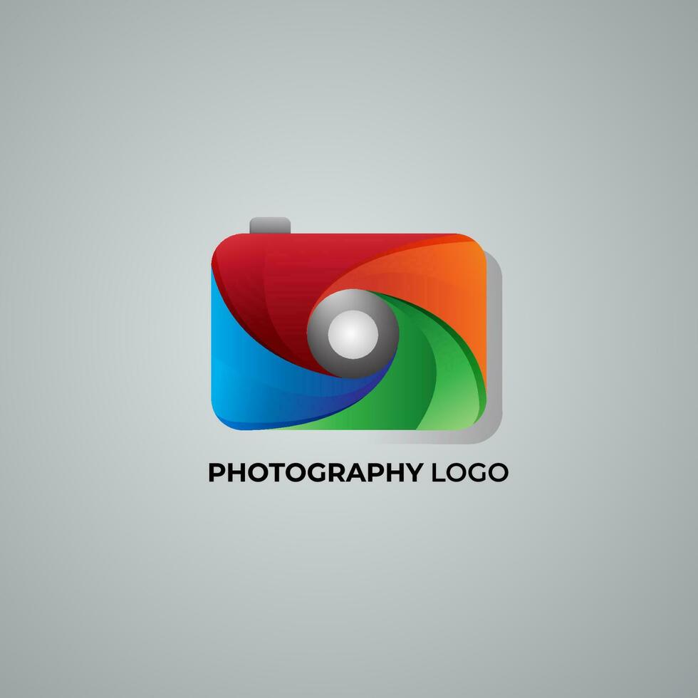 modern camera logo design vector. photography business logo vector