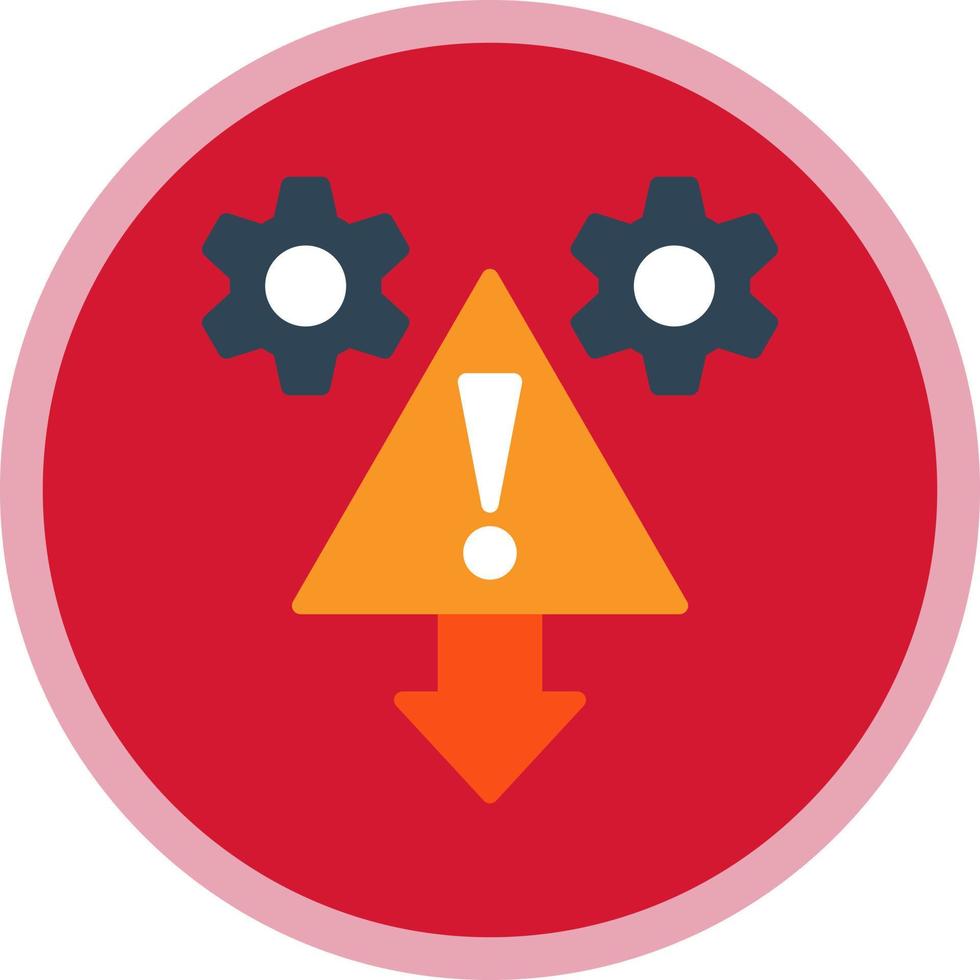 diseño de icono de vector de incidente