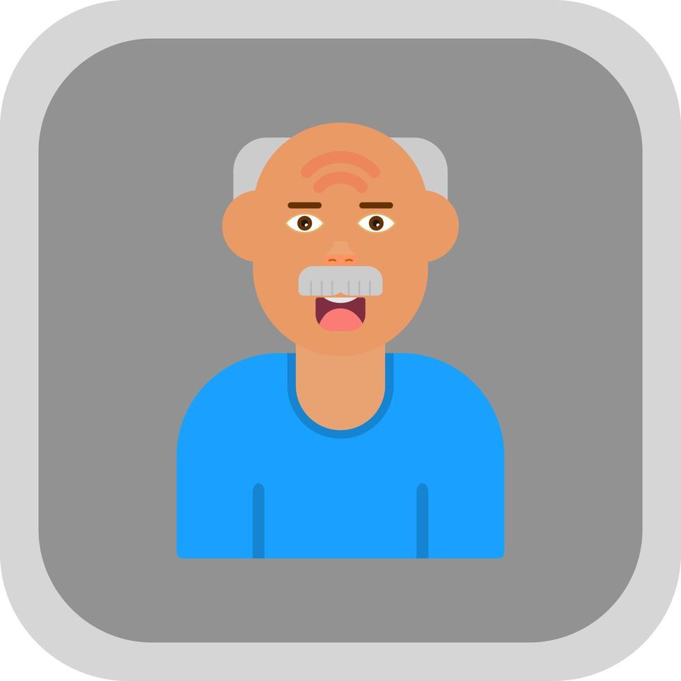 Elderly Vector Icon Design