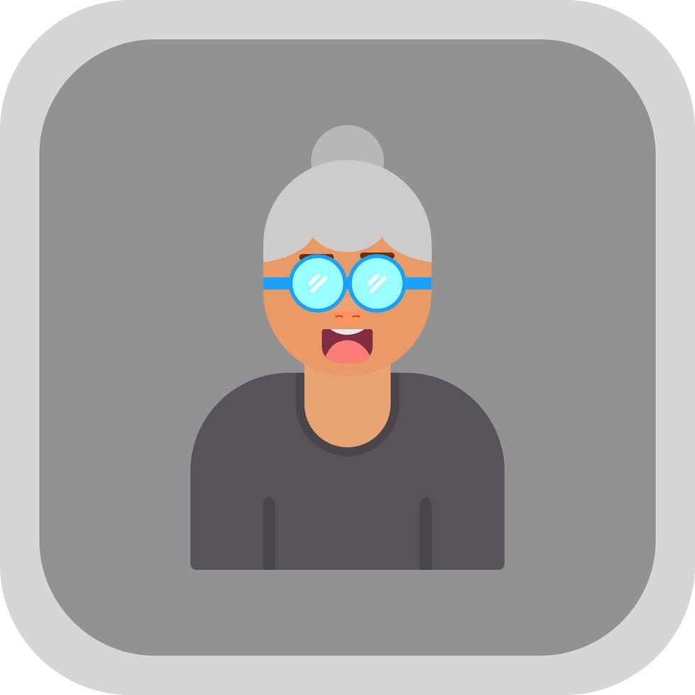 Grandmother Vector Icon Design