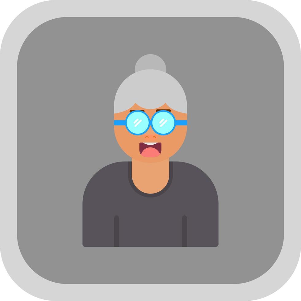 diseño de icono de vector de abuela