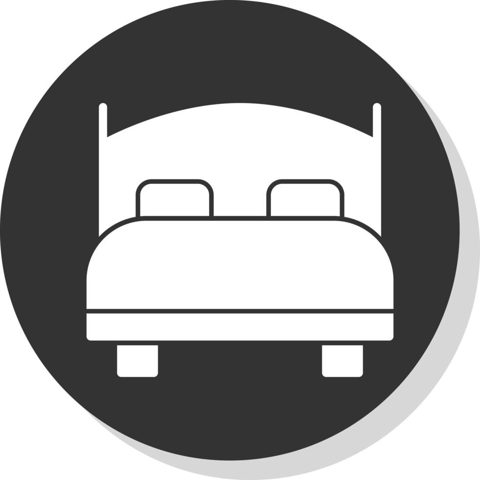 Bed Vector Icon Design