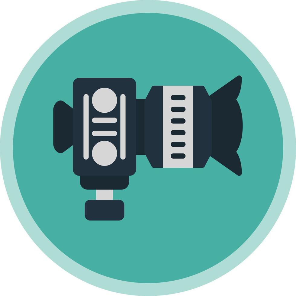 diseño de icono de vector de cámara dslr