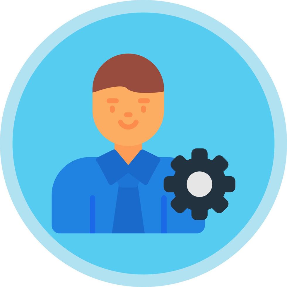 Engineer Vector Icon Design