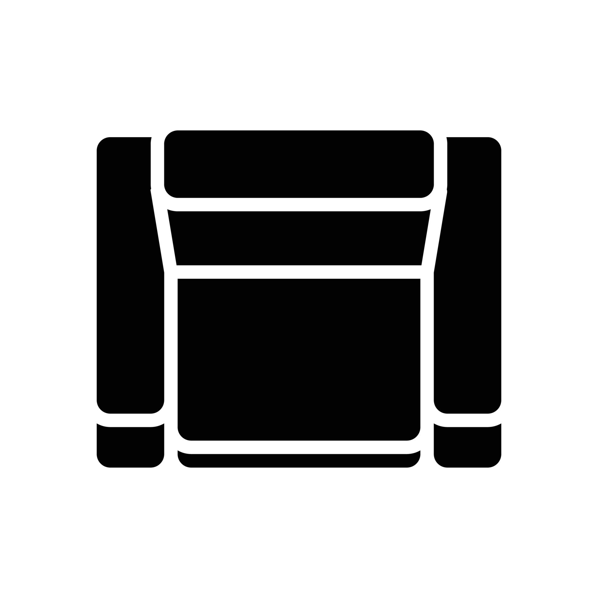 chair top view glyph icon vector illustration 21233063 Vector Art at