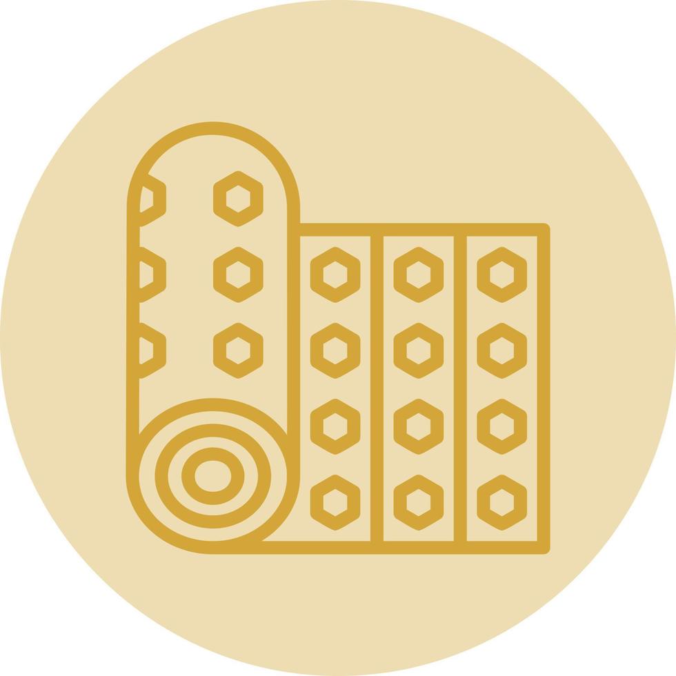 Sleeping Mat Vector Icon Design