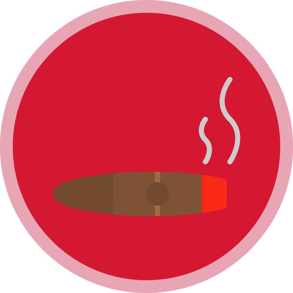 Cigar Vector Icon Design