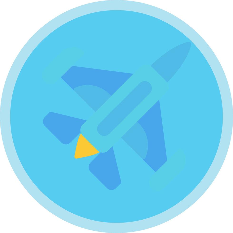 Jet Plane Vector Icon Design