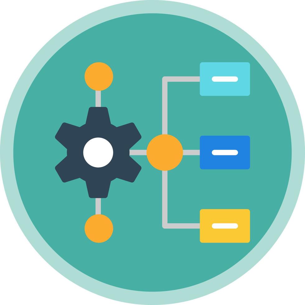 Workflow Vector Icon Design