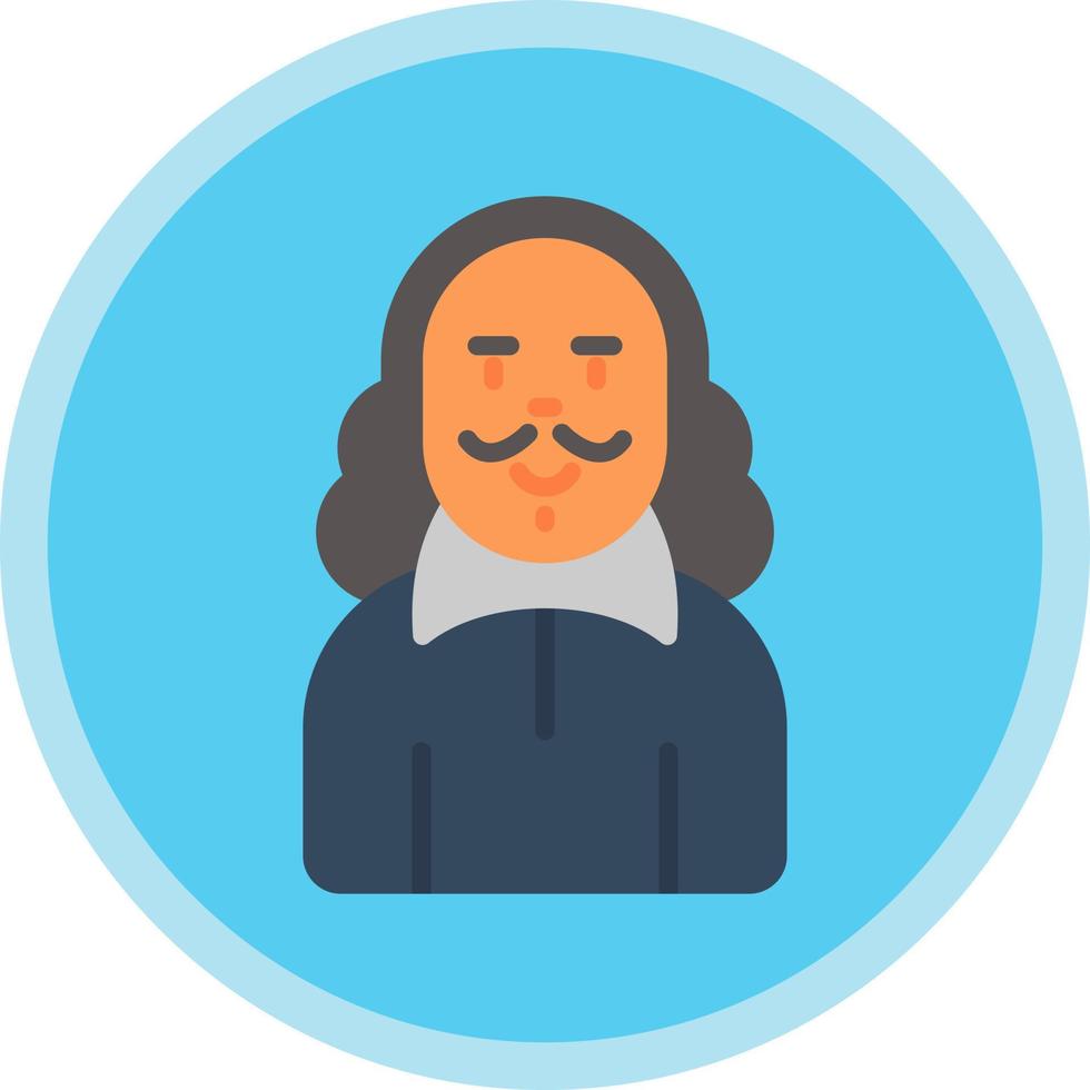 Shakespeare Vector Icon Design