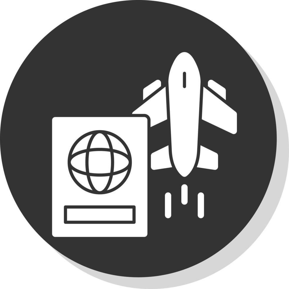 International Flights Vector Icon Design