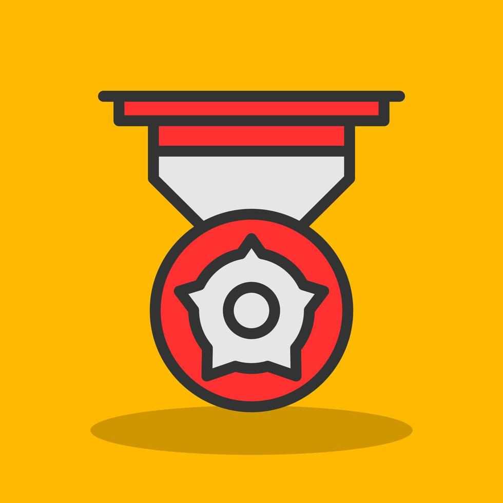 Bronze Medal Vector Icon Design