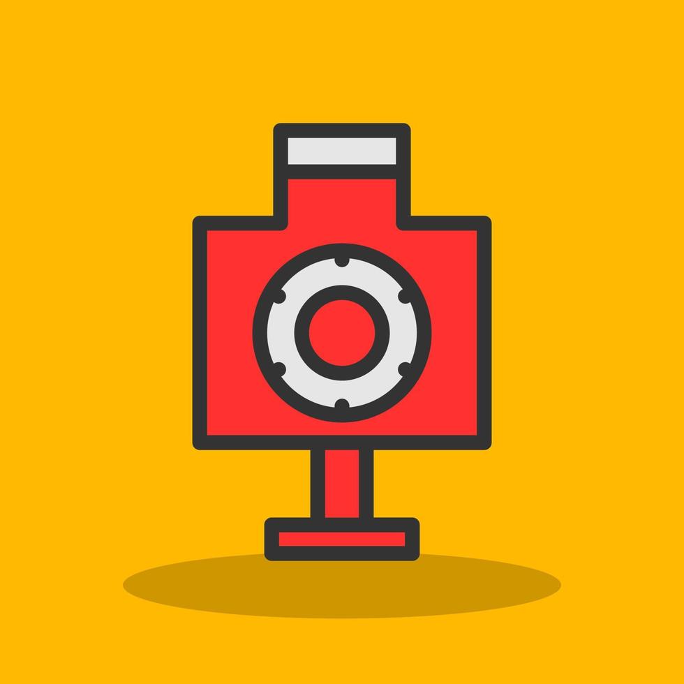 Shooting Vector Icon Design