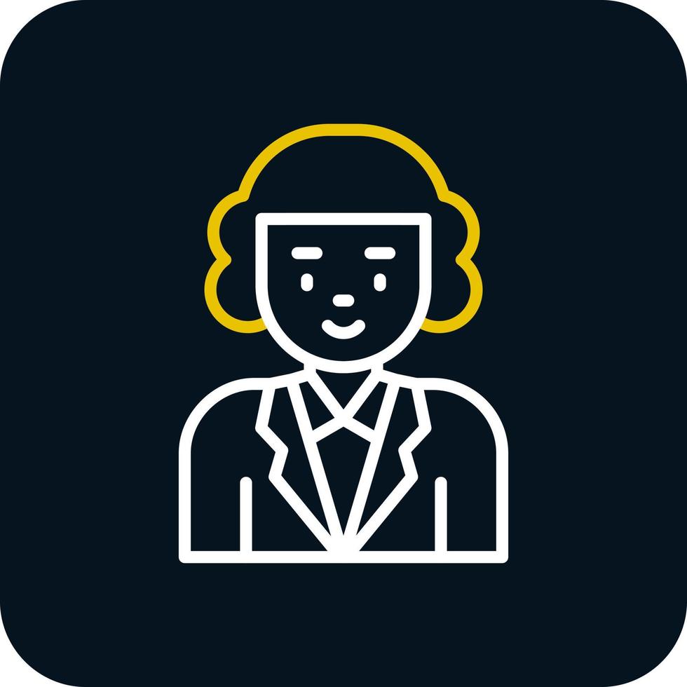 Judge Vector Icon Design