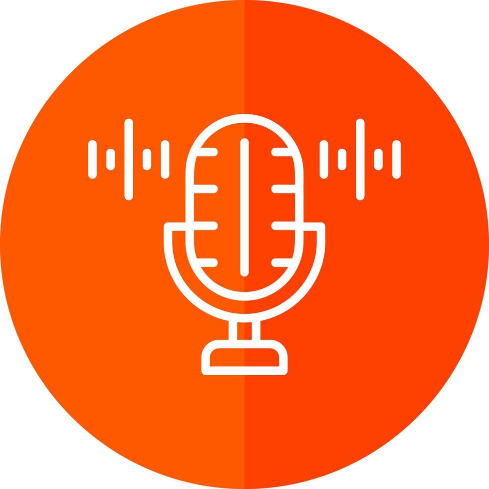 Voice Recorder Vector Icon Design