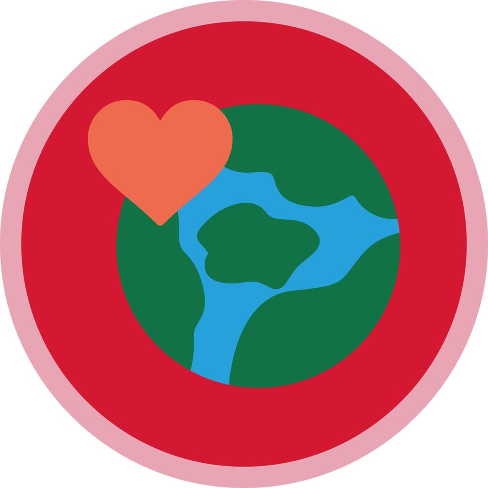 Save The World Vector Icon Design