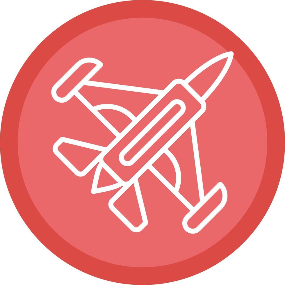 Jet Plane Vector Icon Design