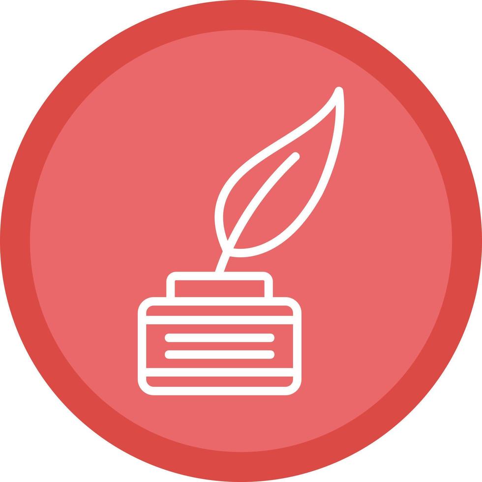 Feather Pen Vector Icon Design