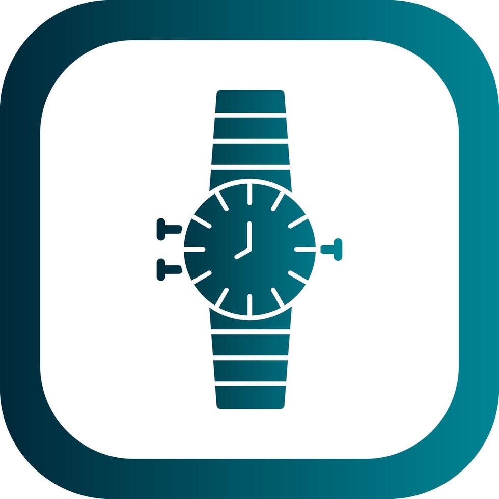 diseño de icono de vector de reloj de pulsera