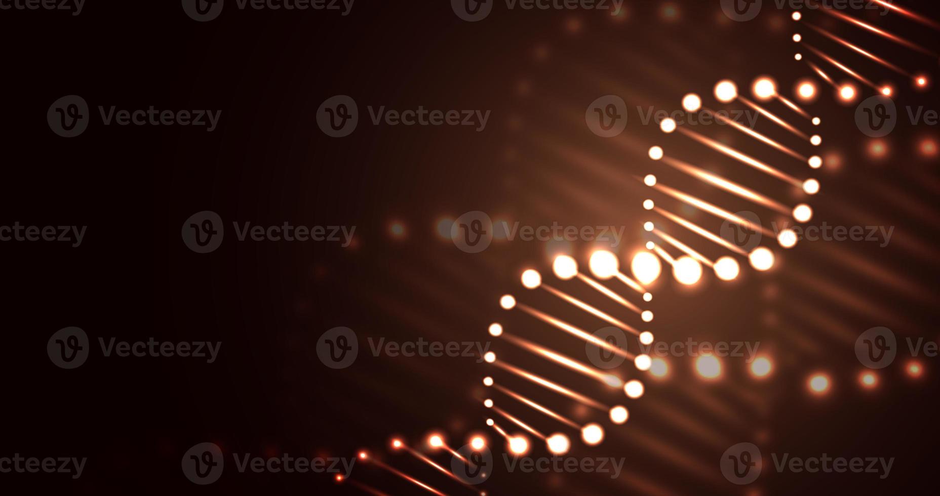 Healthcare and medical science technology with wireframe DNA. analysis of chromosomal DNA genetic. concepts and ideas for healthcare technology, innovation medicine, health, science and research. photo