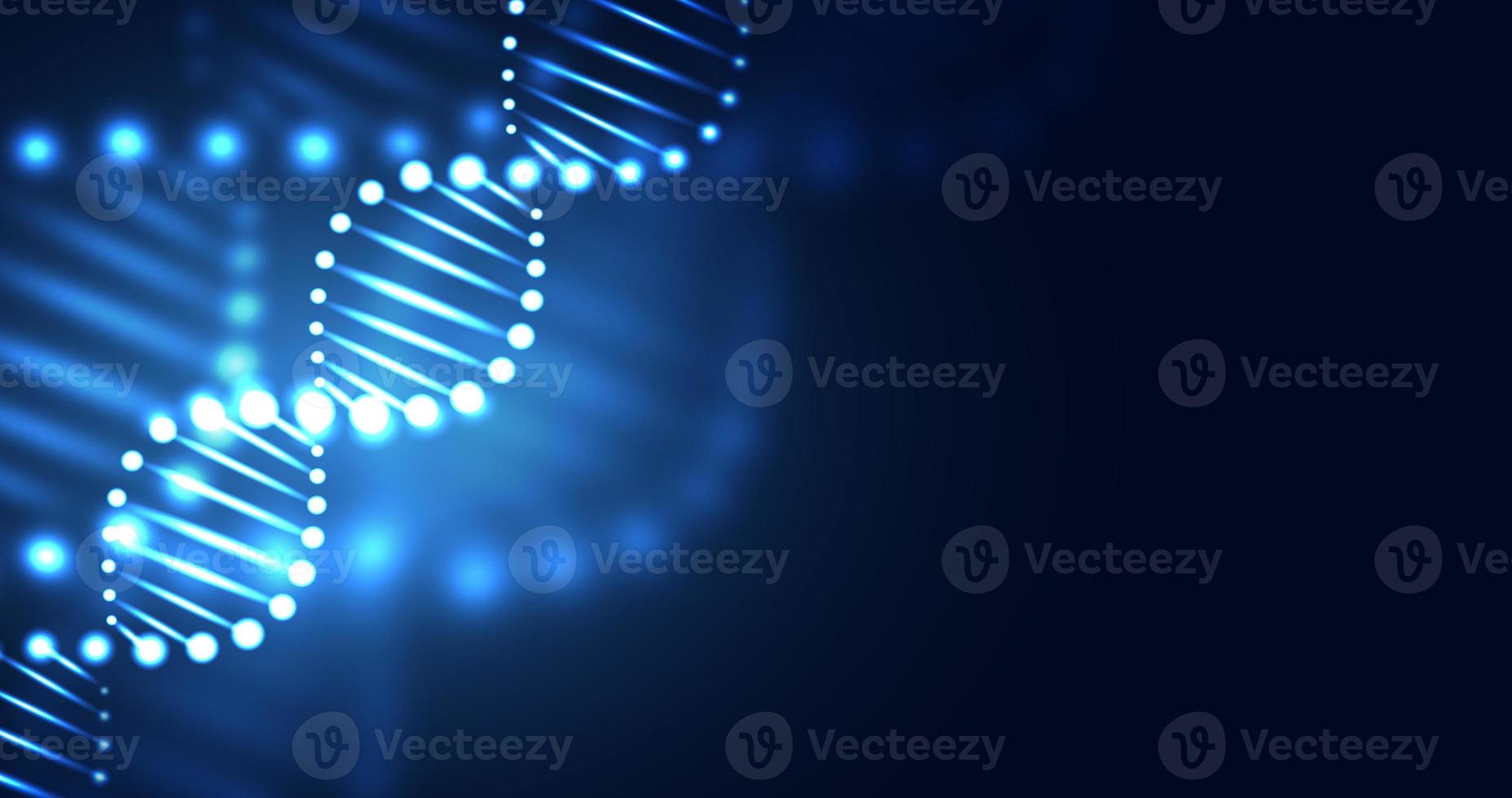 Healthcare and medical science technology with wireframe DNA. analysis of chromosomal DNA genetic. concepts and ideas for healthcare technology, innovation medicine, health, science and research. photo
