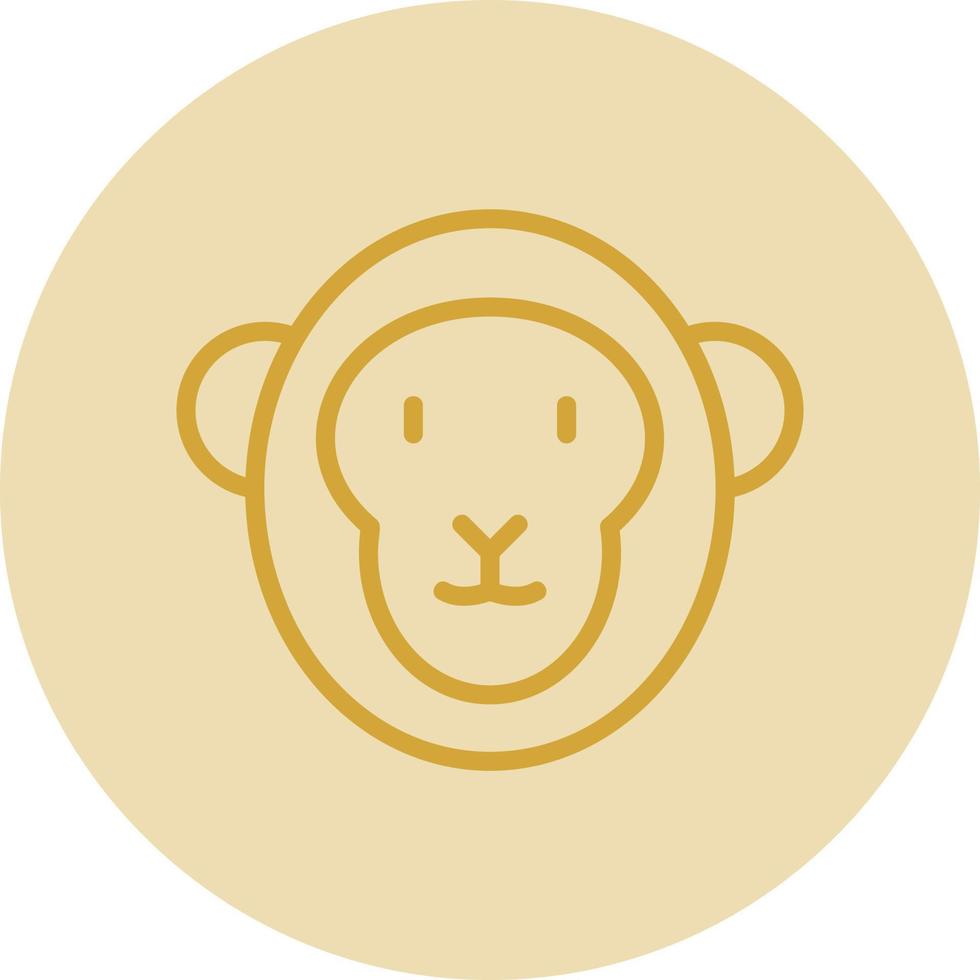 Monkey Vector Icon Design