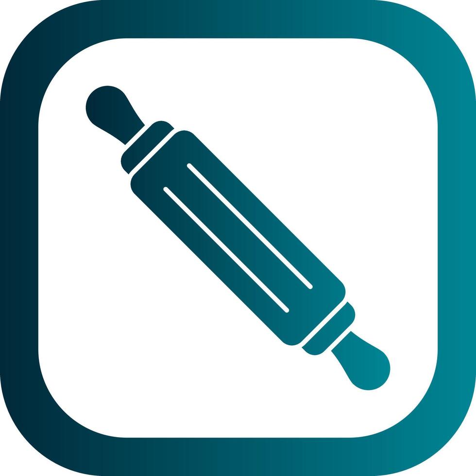 Rolling Pin Vector Icon Design