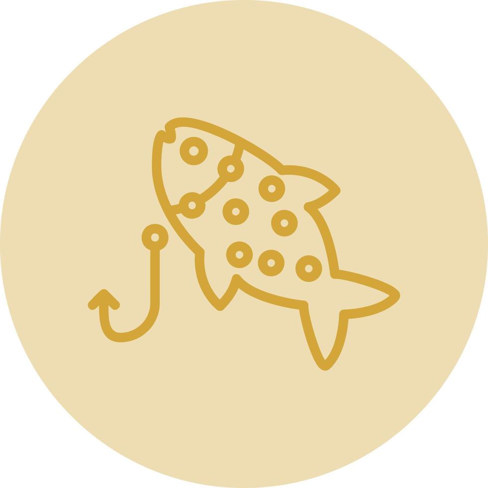 diseño de icono de vector de pesca