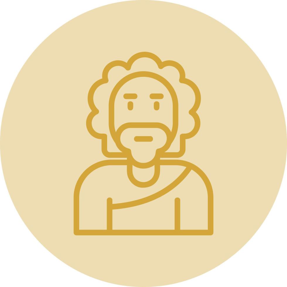 Caveman Vector Icon Design