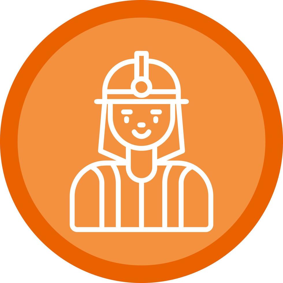 Firefighter Vector Icon Design