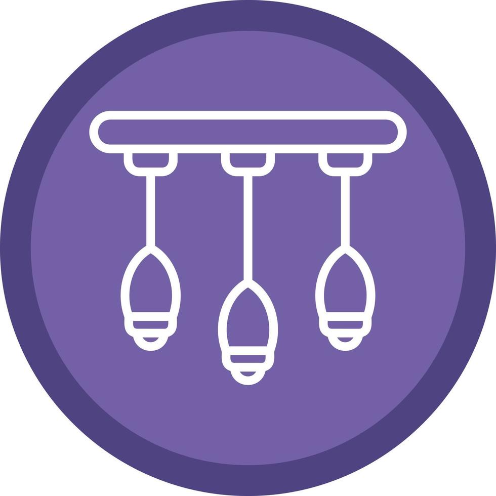 Chandelier Vector Icon Design