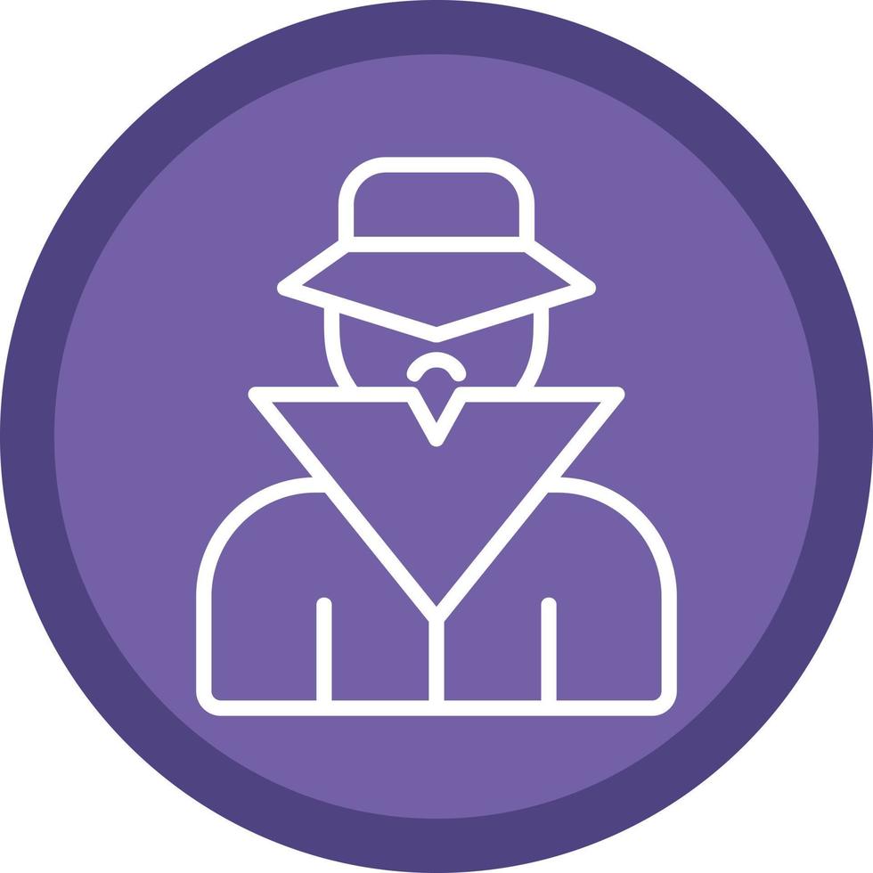 diseño de icono de vector de detective