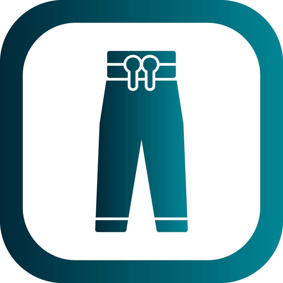 Trousers Vector Icon Design