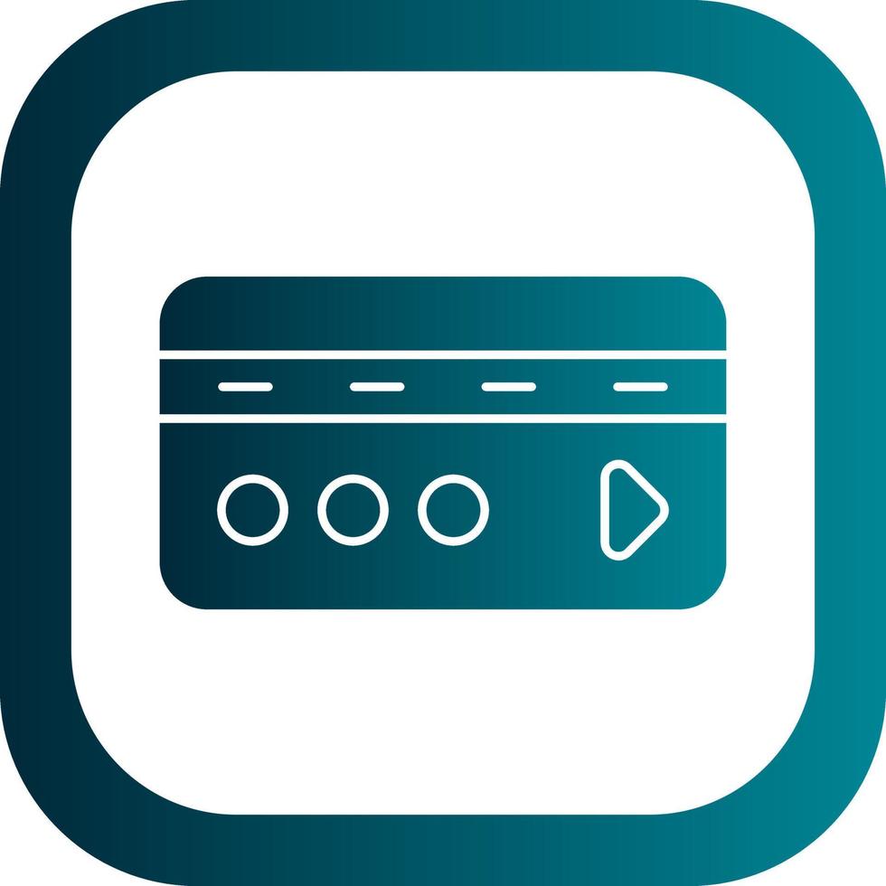 Credit Card Vector Icon Design