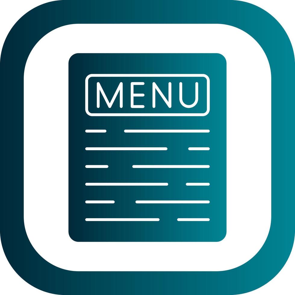 Menu Vector Icon Design