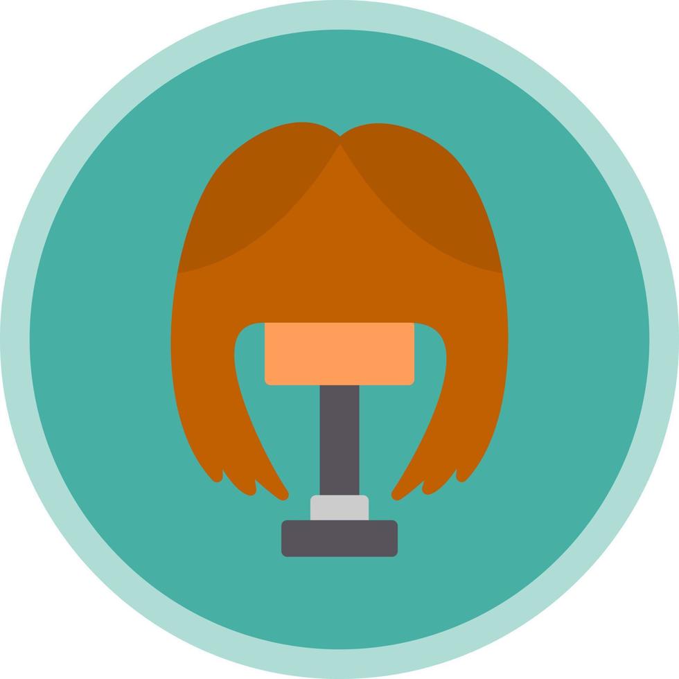Wig Vector Icon Design