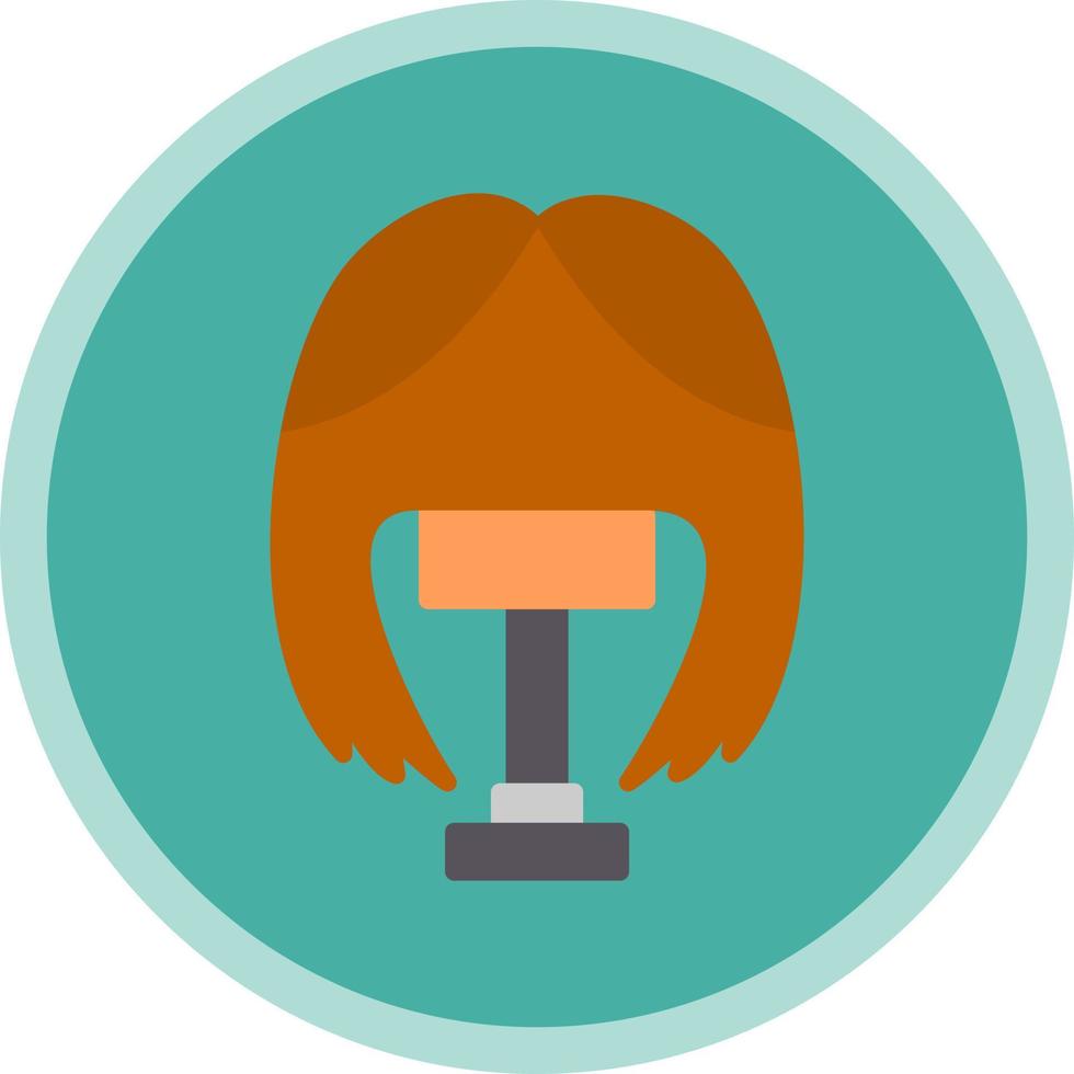 Wig Vector Icon Design