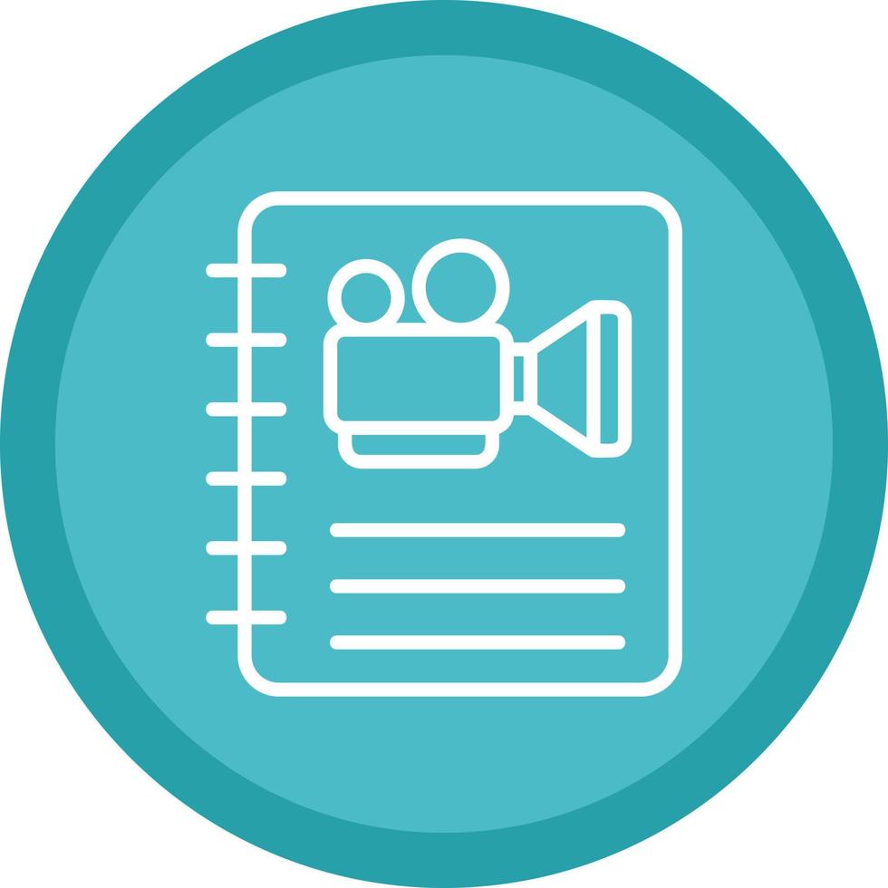 Screenplay Vector Icon Design