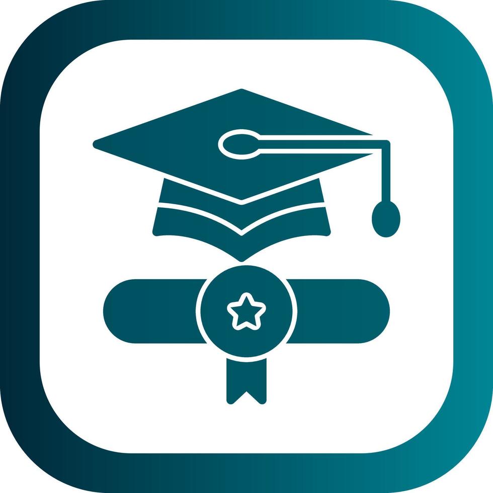 Graduation Vector Icon Design