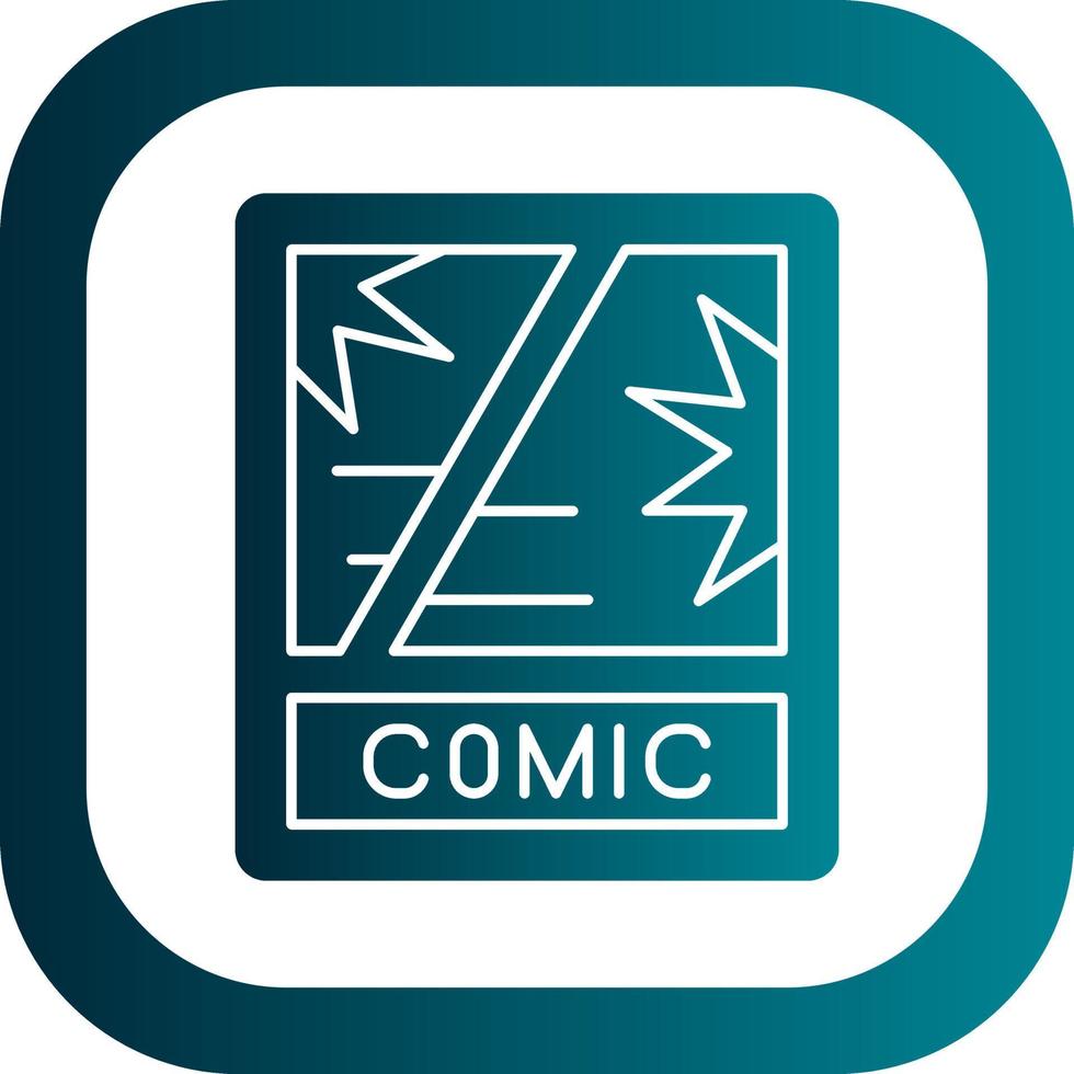 Comic Book Vector Icon Design
